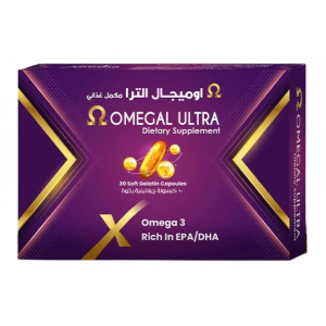 OMEGAL ULTRA DIETARY SUPPLEMENT ( FISH OIL 1000MG "EPA 100MG + DHA 500MG" ) 30 SOFT GELATIN CAPSULES